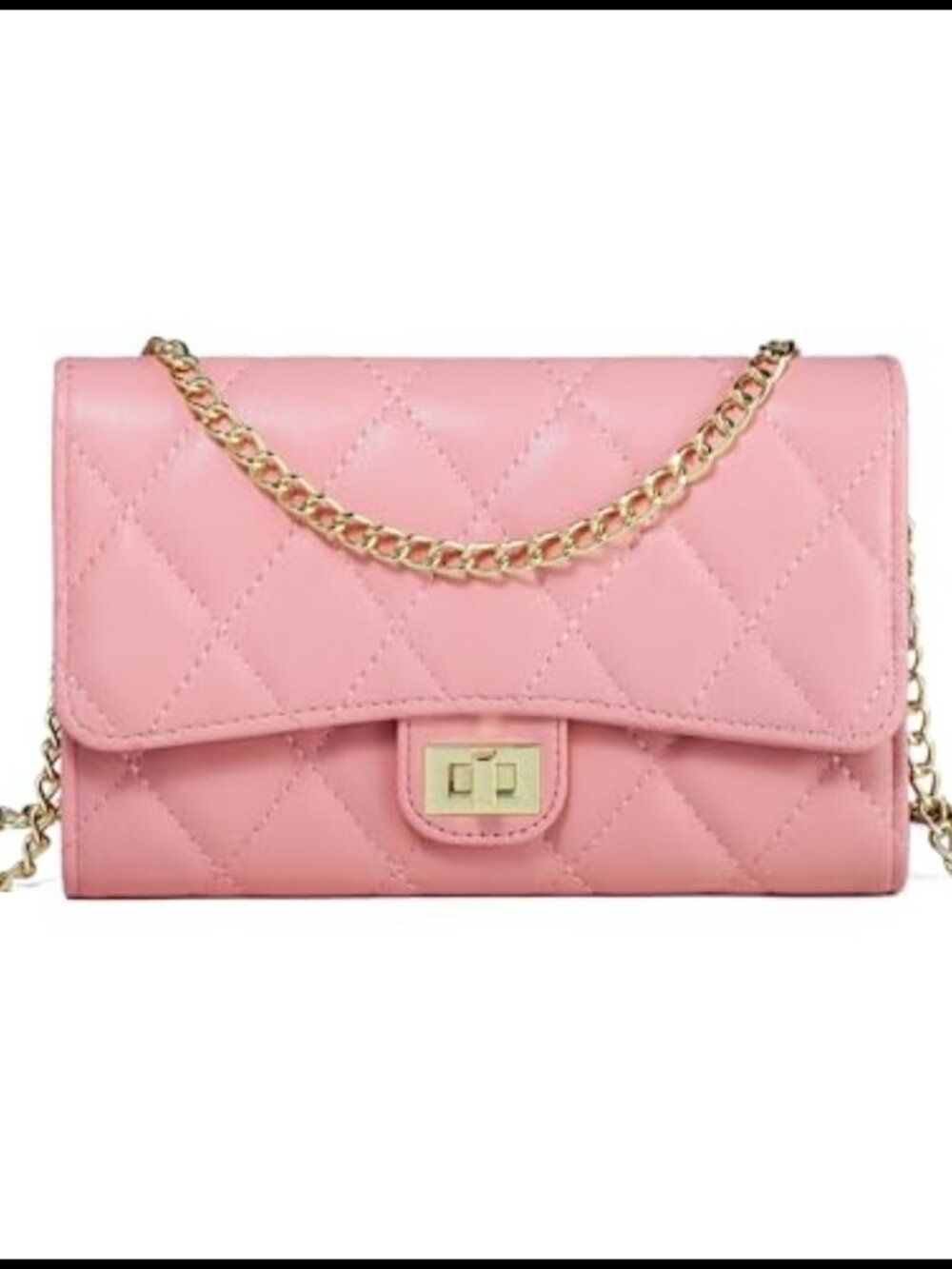 Small Crossbody Bag Sling Purse Soft Leather Chain Strap Women Shoulder Bag